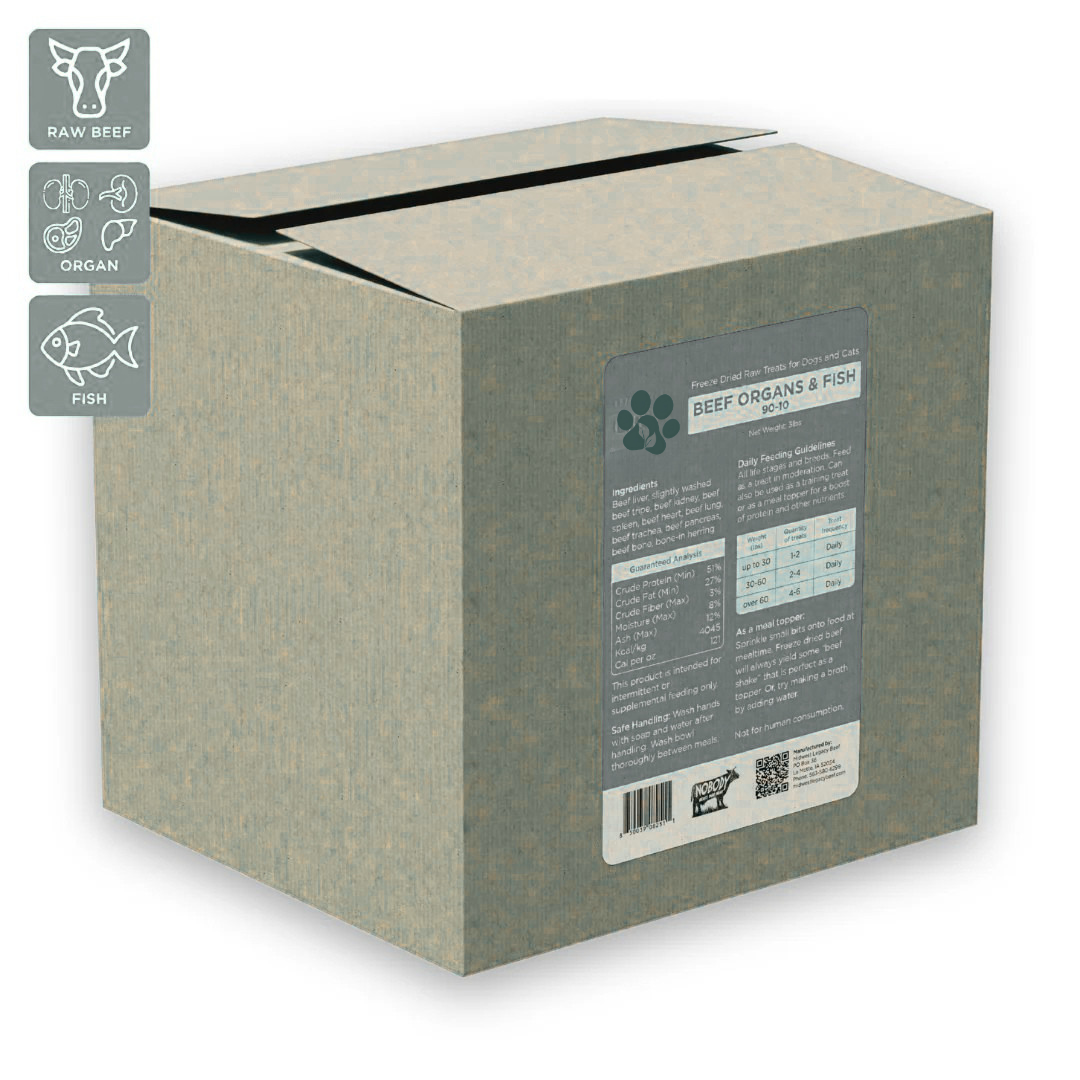 Wagging Tails Wellness: Freeze Dried Beef Organs, & Fish Toppers